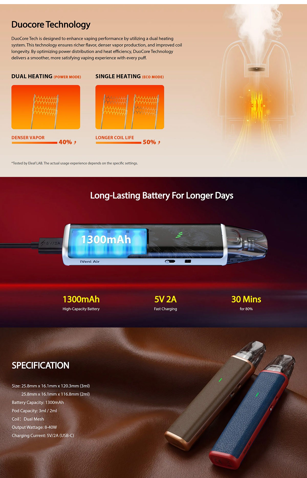 Eleaf iVeni Air Vape Kit