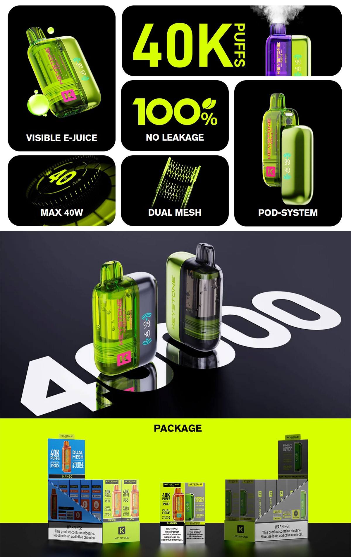 Keystone Flex-3 40K Kit