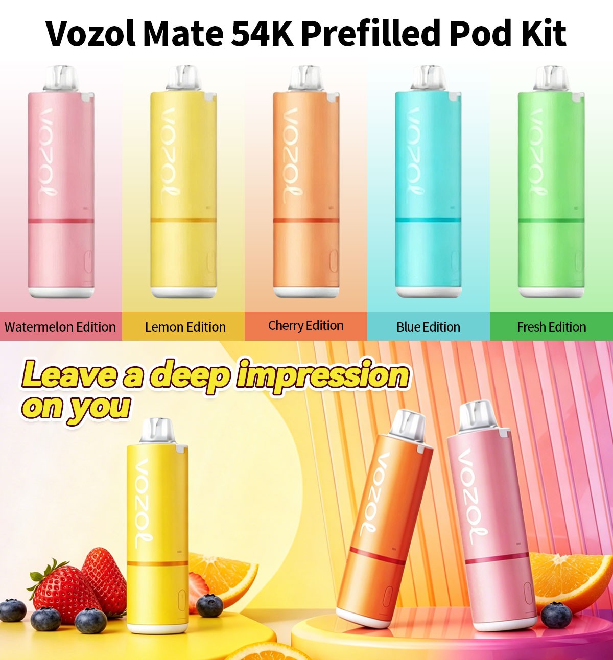 Vozol Mate 54K Prefilled Pod Kit