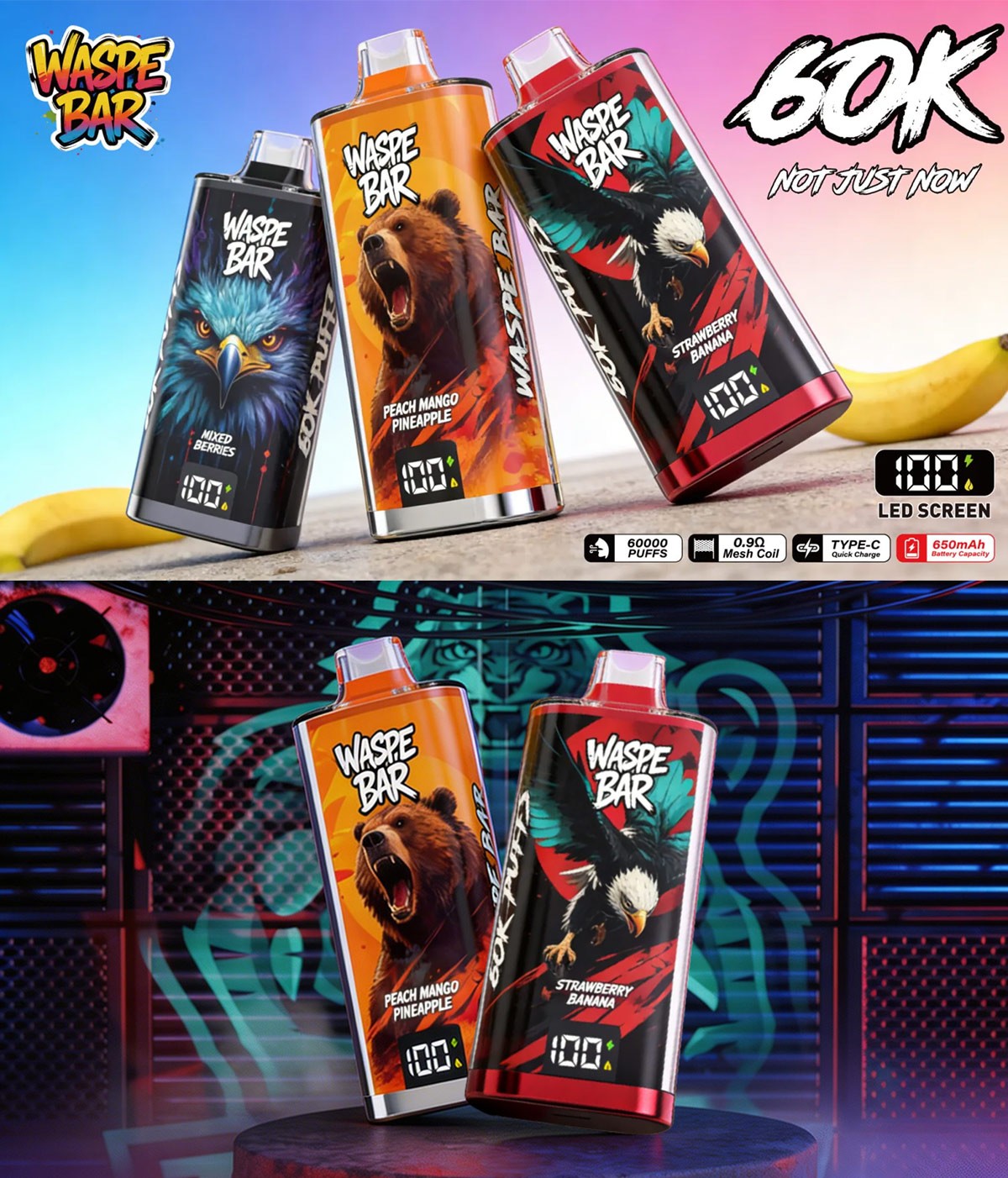 Waspe Bar 60K Vape Kit