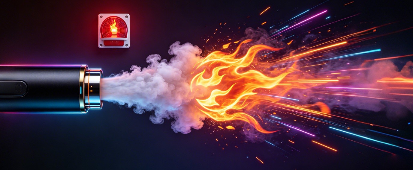 can vaping trigger fire alarms
