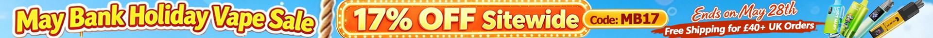 May Bank Holiday Vape Sale
