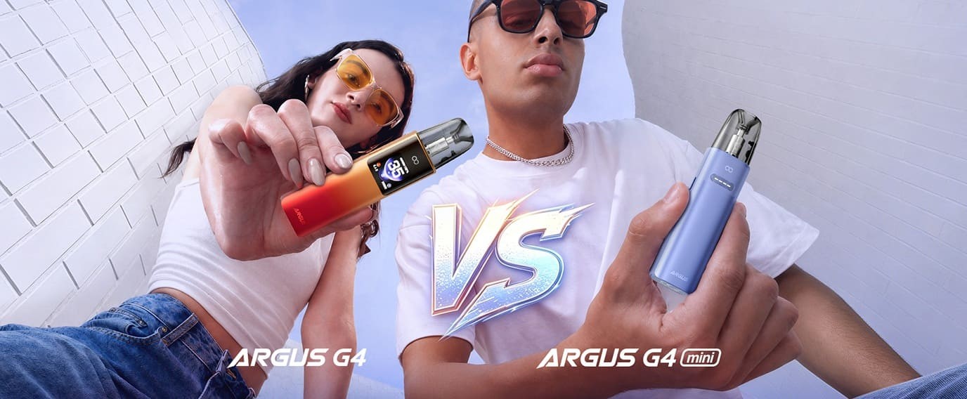 VOOPOO Argus G4 vs VOOPOO Argus G4 Mini Pod Vape Kits Comparison