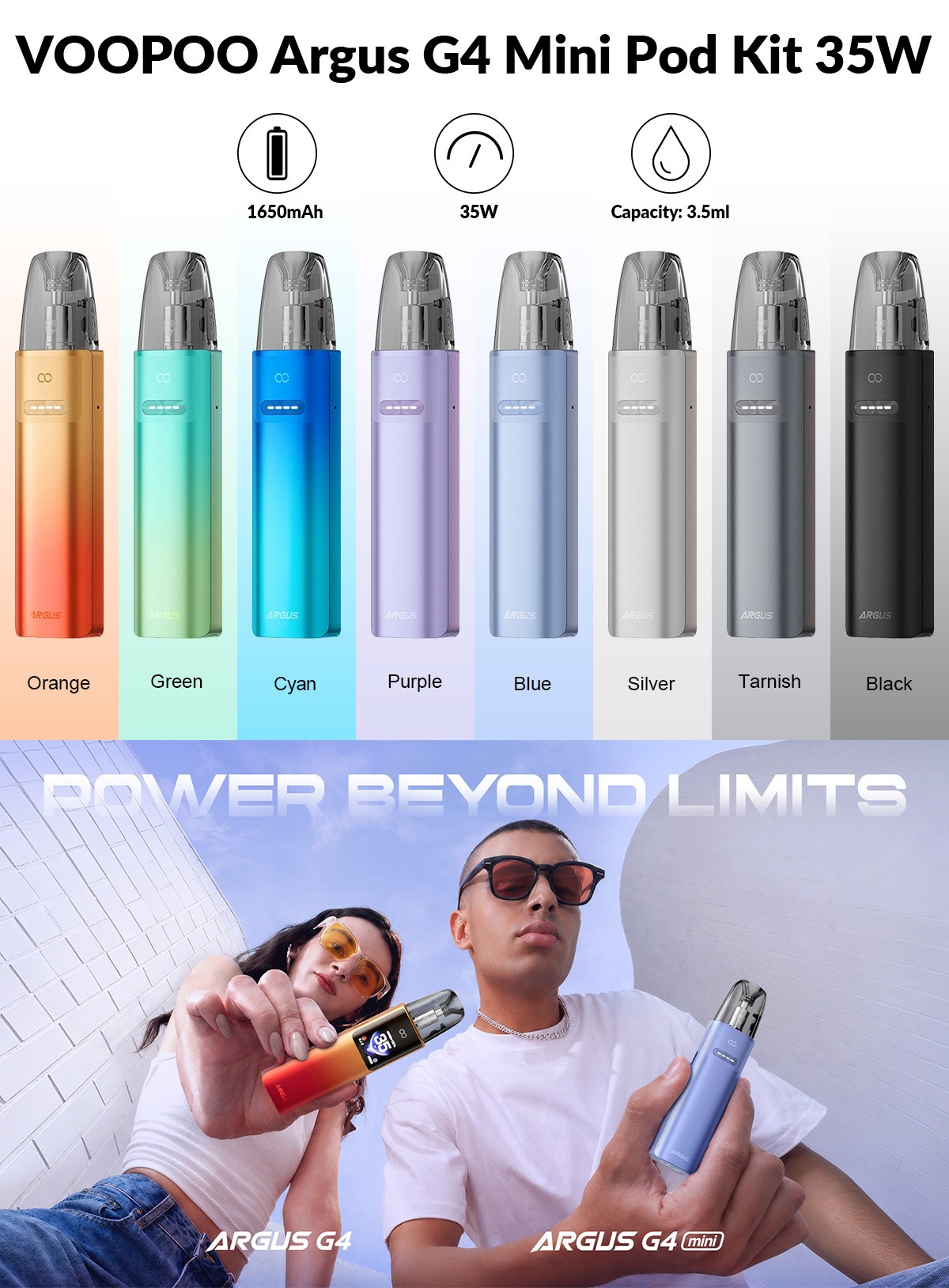 VOOPOO Argus G4 Mini Pod Kit 30W