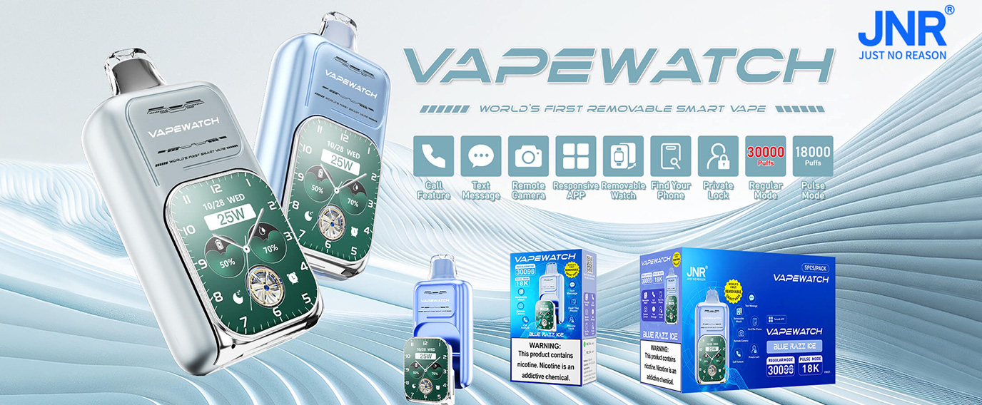 JNR VapeWatch Removable Screen 30K Disposable Vape