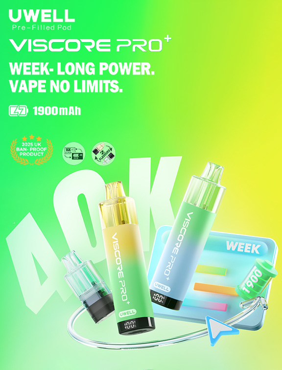 Uwell Viscore Pro+ 40K Prefilled Pod Kit