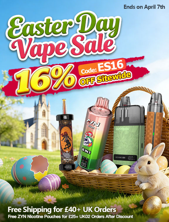 Easter Day Vape Sale 16% OFF Sitewide
