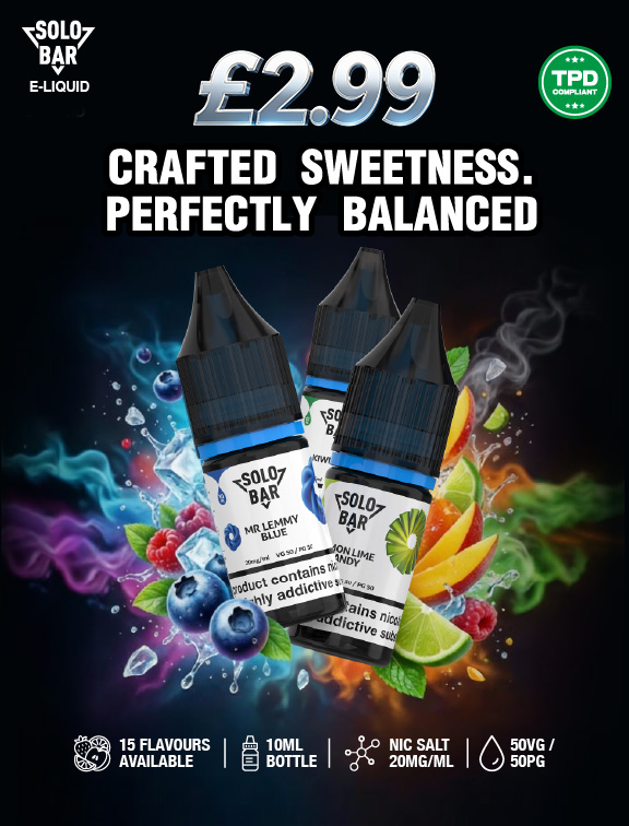 Solobar Nicotine Salt E-liquid 10ml