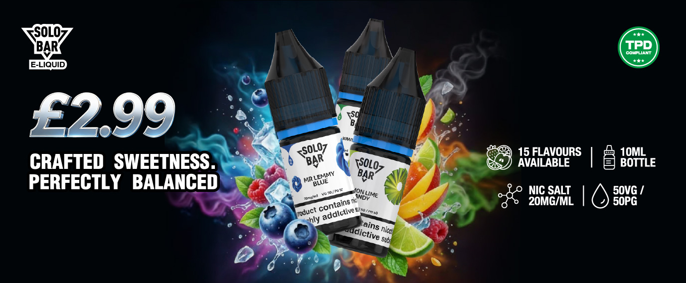 Solobar Nicotine Salt E-liquid 10ml