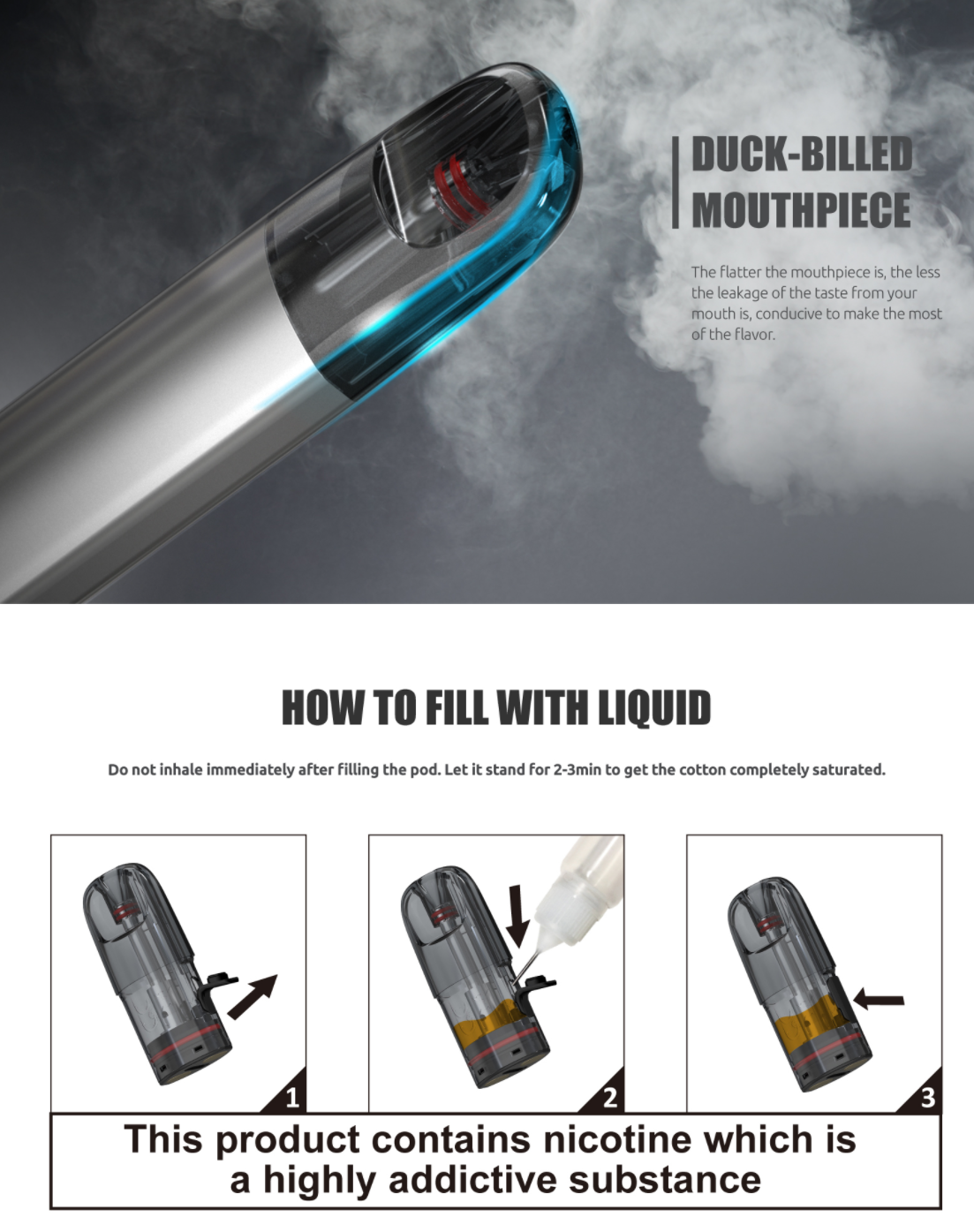 SMOK SOLUS Pod Cartridge New Release Vape Pods 3ml