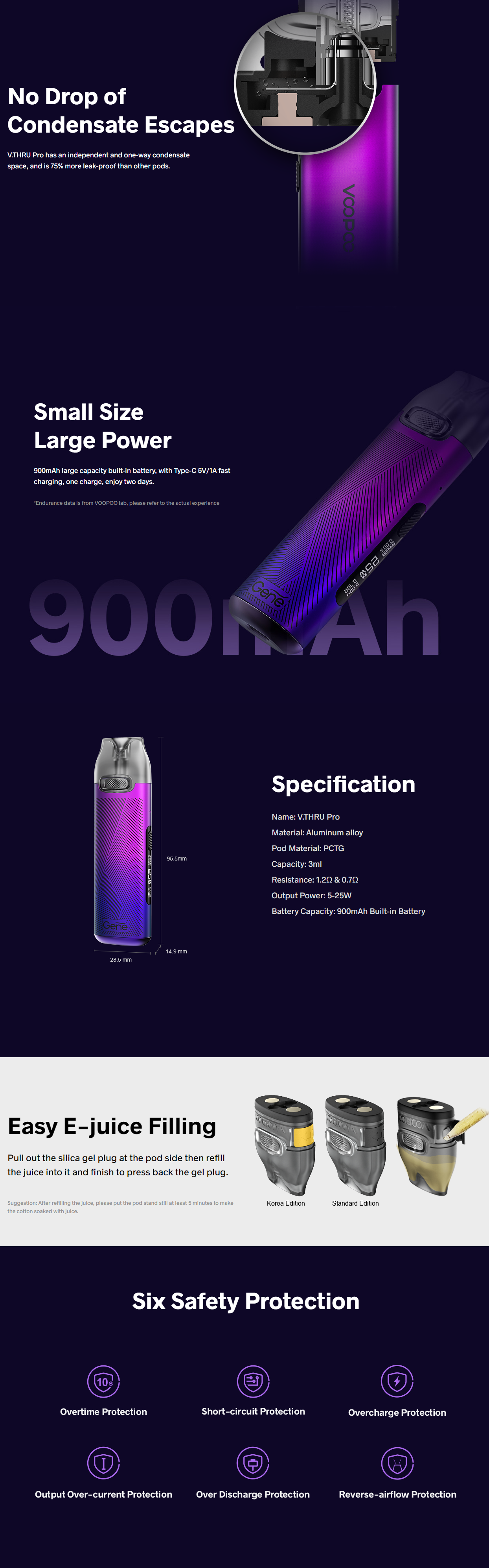 Buy VOOPOO V.THRU Pro Kit 25W UK Online £21.99