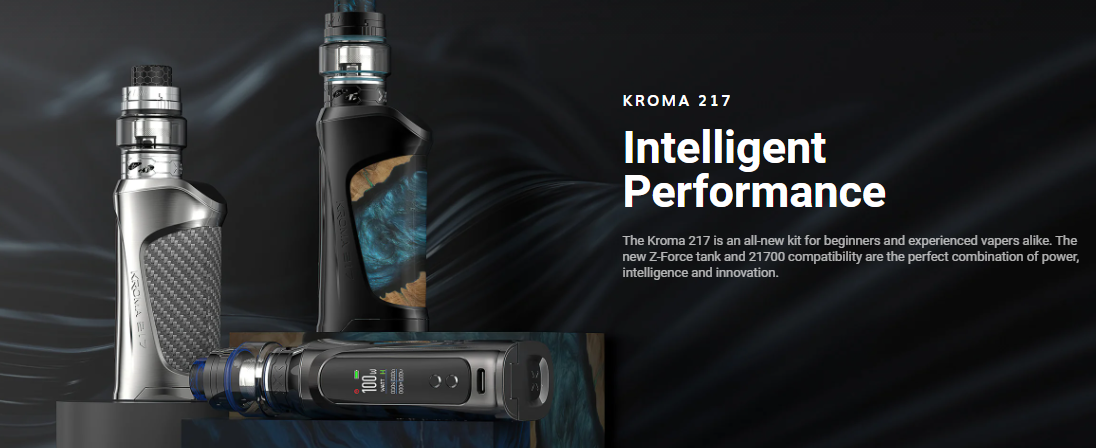 Innokin Kroma 217 Z Force Vape Kit – 100W Single 18650/21700 Sub Ohm Vape Kit With Slide To Fill 2ml Z Force Sub Ohm Tank Compatible With ZF Coils (River Wood - View #11