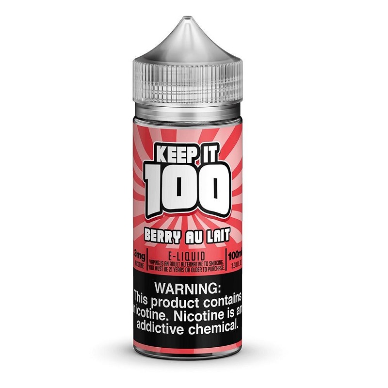 Keep it 100 Berry Au Lait Shortfill E-liquid
