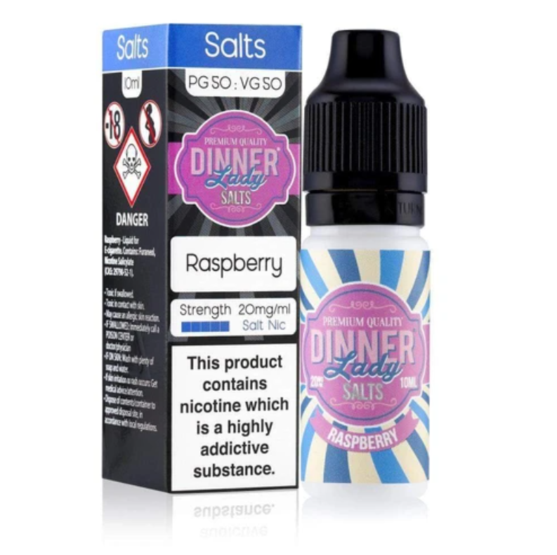 Dinner Lady Nicotine Salt Raspberry E-liquid 10ml
