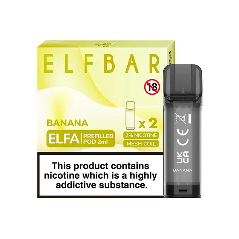 Elf Bar Elfa Pre-filled Replacement Pod Cartridge 2ml (2pcs/pack)-20mg-Wild Tobacco