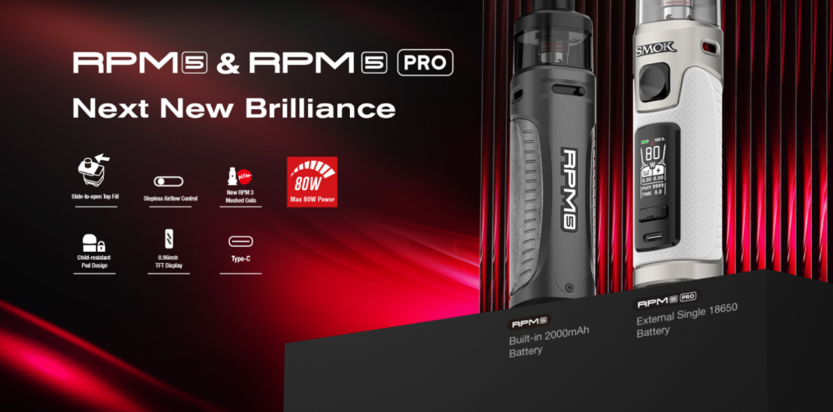 UK SMOK RPM 5 & RPM 5 PRO Kit Sale