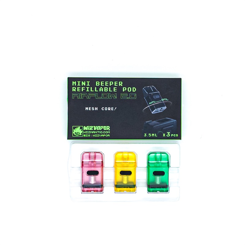 Wiz Vapor Mini Beeper Pod Cartridge 3.5ml (3pcs/pack)