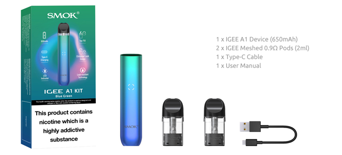 SMOK IGEE A1 Package