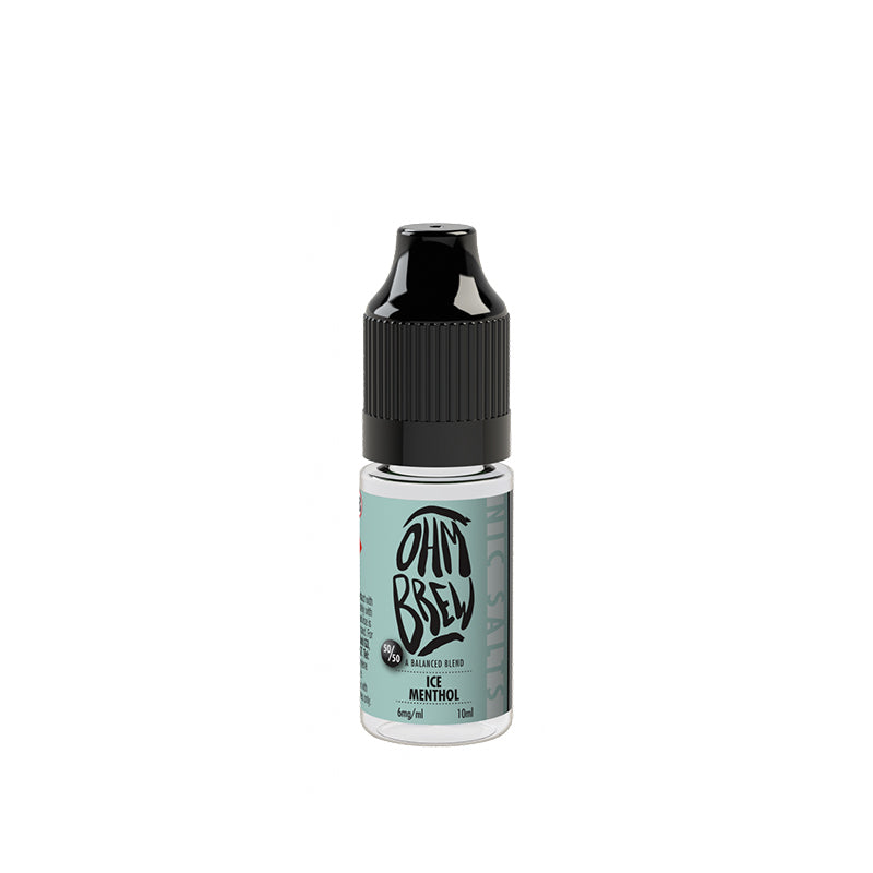 Ohm Brew Iced Menthol E-liquid 10ml Menthol Flavor