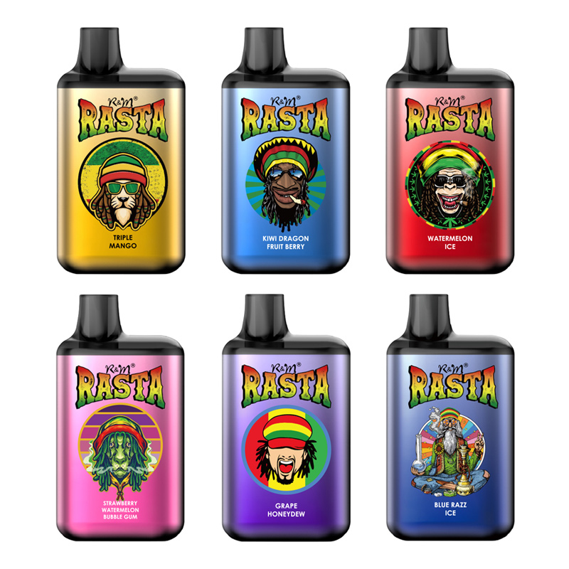 R and M Rasta Reusable Vape 5500 Puffs 13ml Incredible | Vapesourcing
