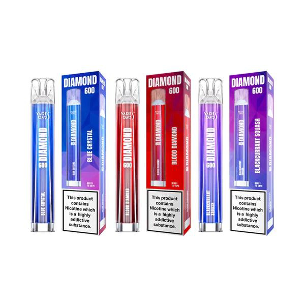 Cheap Vapes Bars Diamond 600 Disposable Vape 600 Puffs Cost