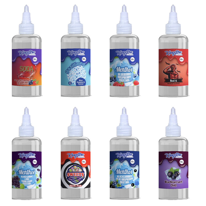 Kingston E Liquids Chill 500ml Shortfill Pack Of 10