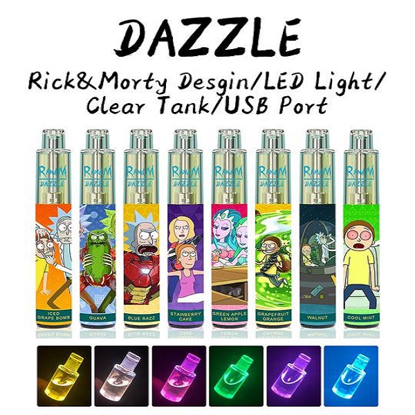Rick And Morty Vape Dazzle Reusable Vape 2200 Puffs