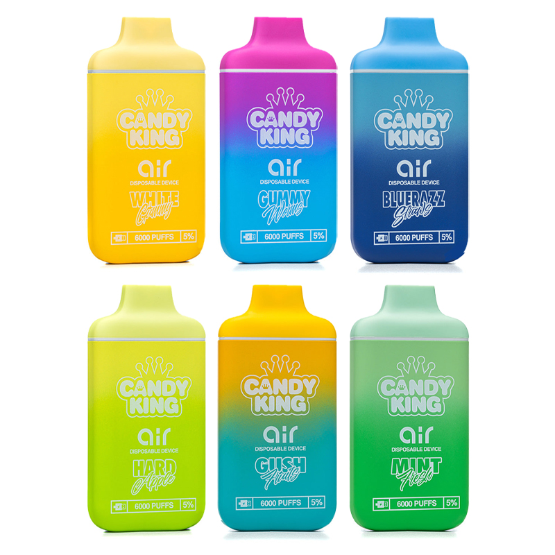 Candy King Air Reusable Vape 6000 Puffs Irresistible Flavors