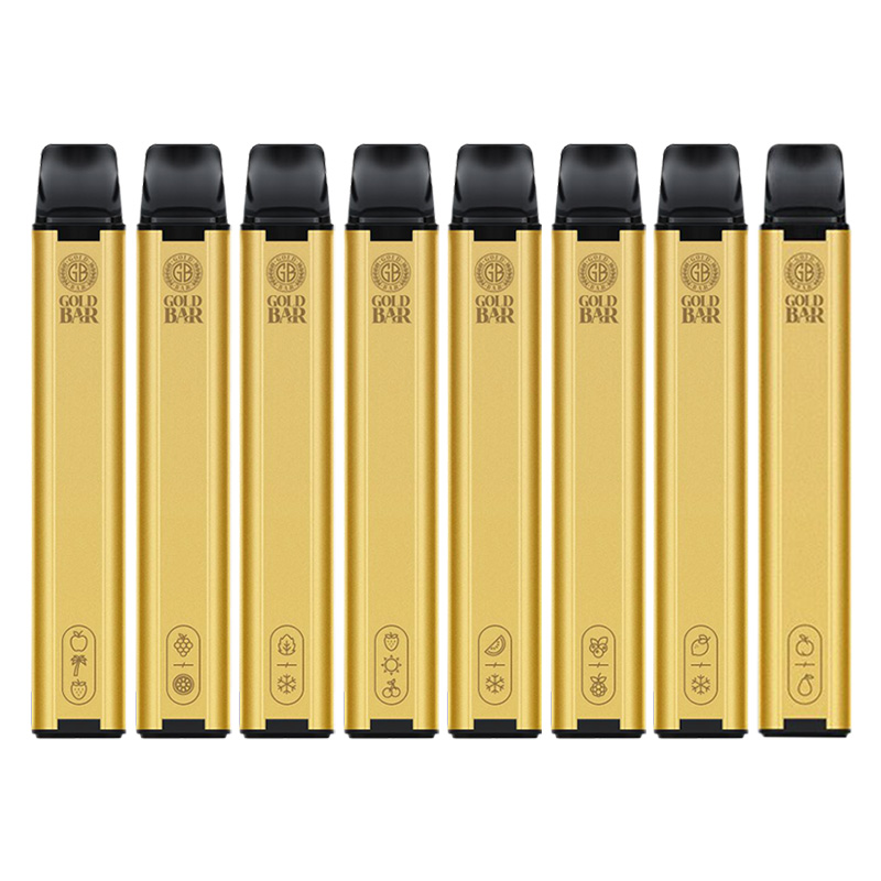 Gold Bar Disposable Vape 600 Puffs Luxurious