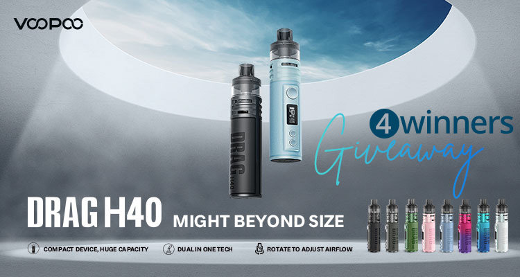 VOOPOO Drag H40 Pod Mod Kit Giveaways