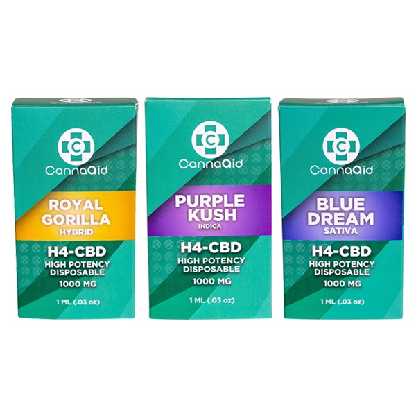 CannaAid 1000mg H4 CBD Reusable Vape Comfort | Vapesourcing