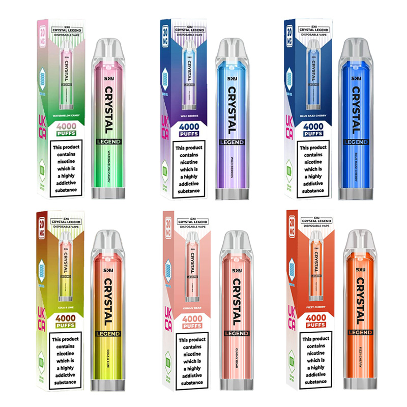 Crystal Legend 4000 Puffs Disposable Vape Cheap Now 