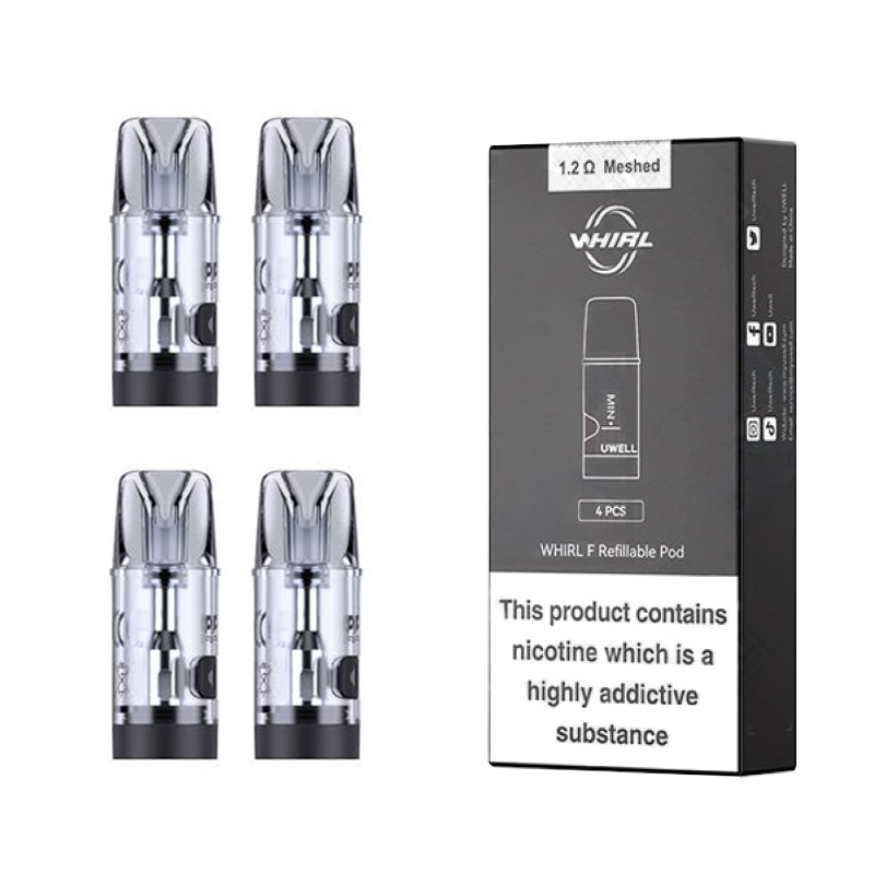 Uwell Whirl F Replacement Pod Cartridge 2ml (4pcs/pack)