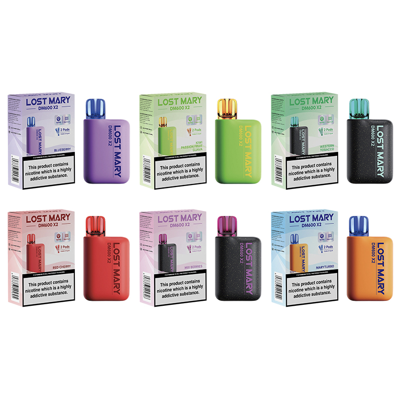 Lost Mary DM600 X2 Disposable Vape 1200 Puffs Cheapest UK | Vapesourcing