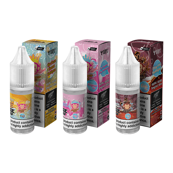 Dr Kings Nicotine Salt E-liquid 10ml Packets Dr Vape Bubblegum Kings  Original 60ml