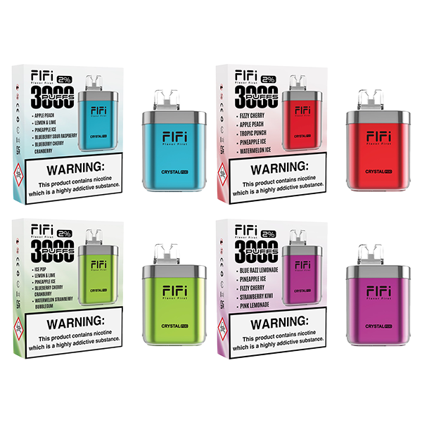 FLFI Crystal 5 in 1 Reusable Vape 3000 Puffs
