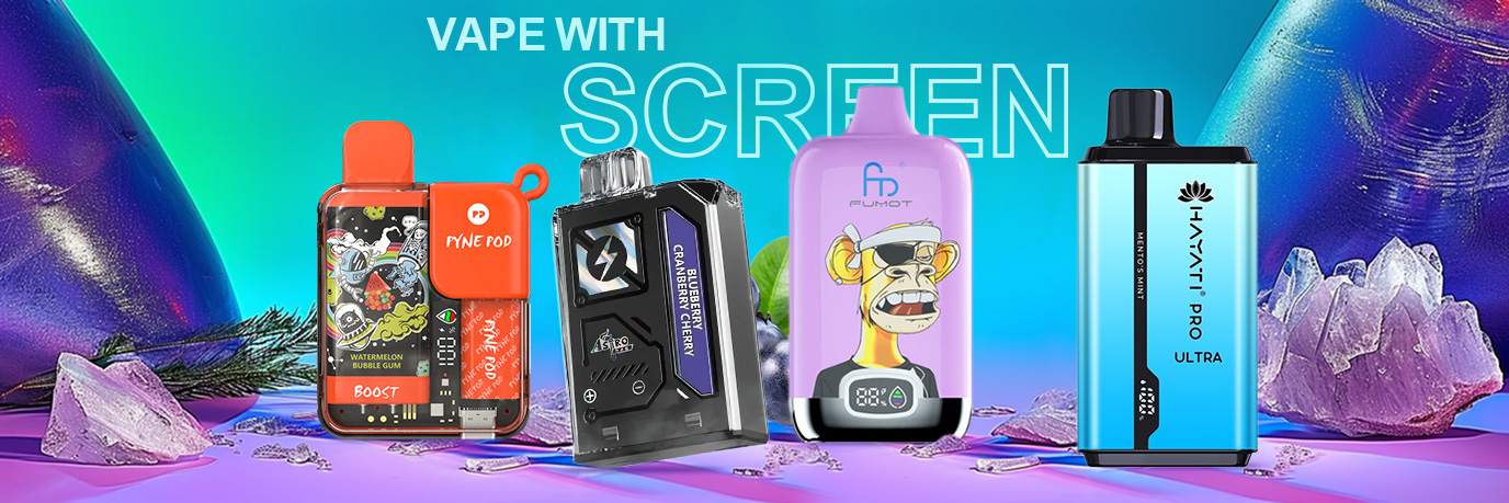Vape with Screen