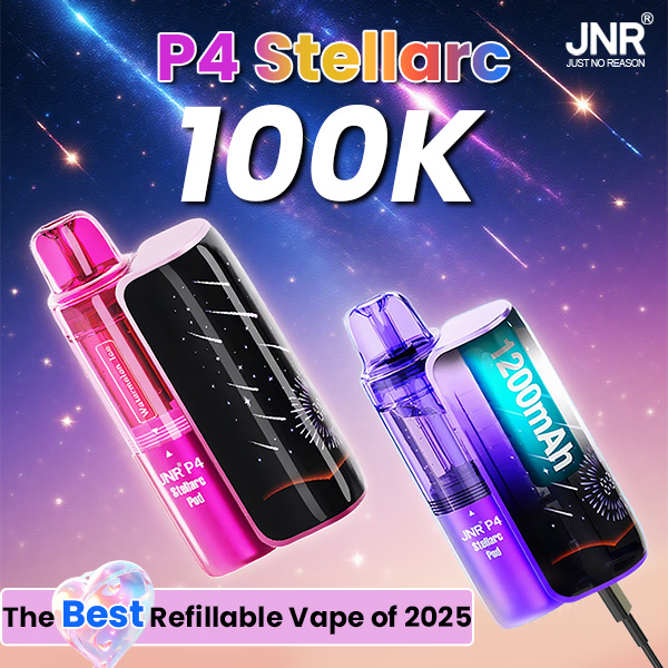 JNR P4 Stellarc 100K Vape Review | Refillable Pod Kit UK | Vapesourcing