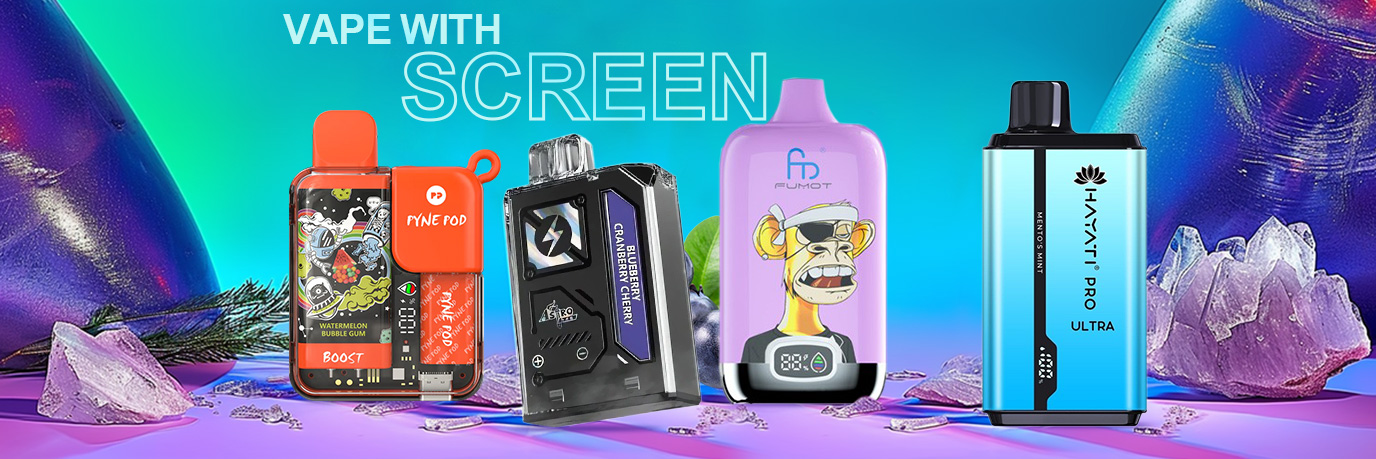 Vape with Screen
