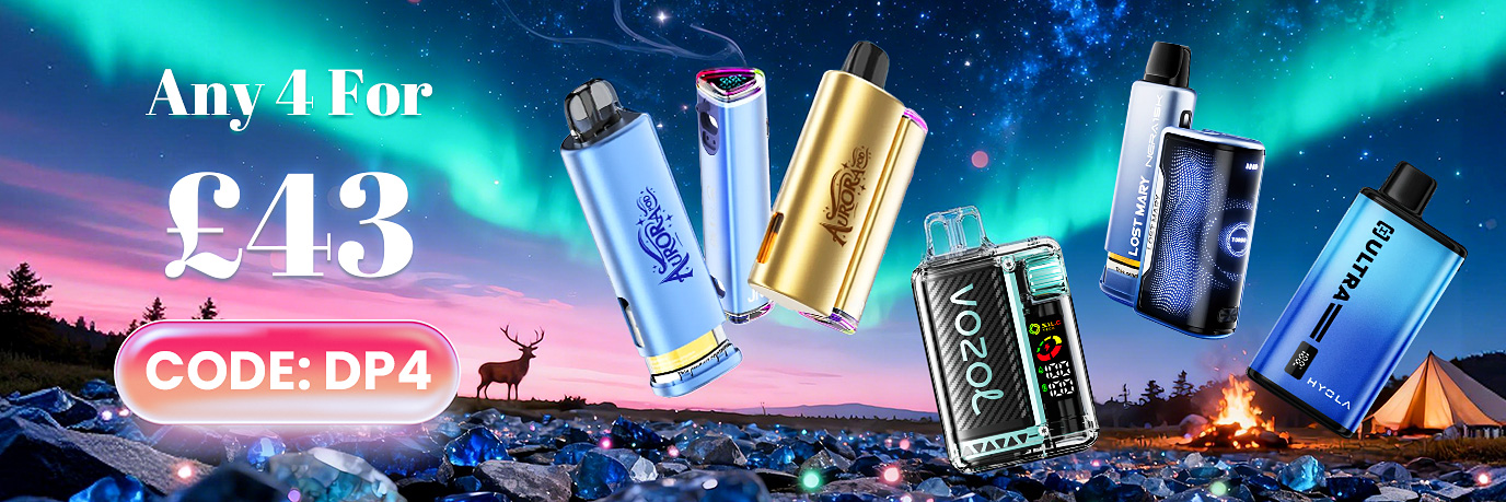 4 Vapes For £43