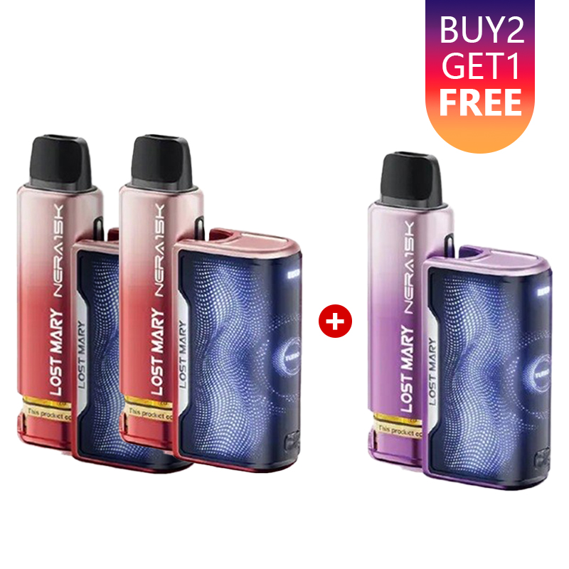 lost mary 33k pods Lost Mary NERA 15K Pods – 15000 Puffs & Top Flavours main image 0