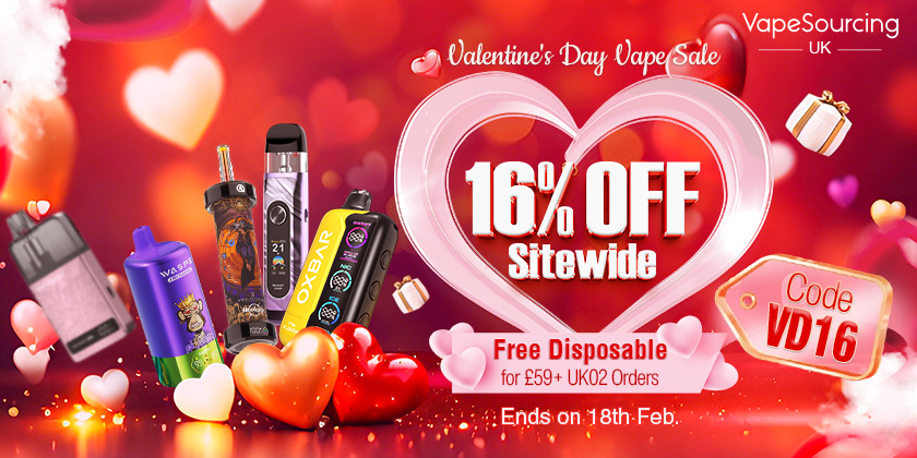 Valentine's Day Vape Sale: Exclusive Deals from Vapesourcing UK