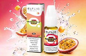 ElfLiq Nicotine Salt Kiwi Passionfruit Guava E-liquid
