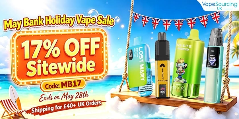 May Bank Holiday UK Vape Sale