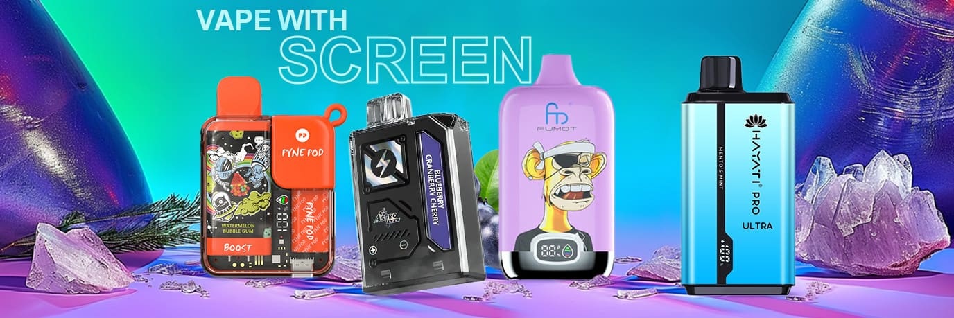 Vape with Screen