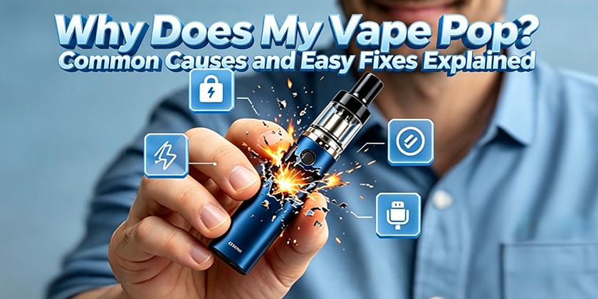 Why Does My Vape Pop? Common Causes and Easy Fixes Explained